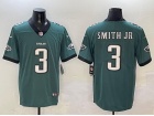 Philadelphia Eagles #3 Smith Jr Green Vapor Limited Jersey