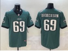 Philadelphia Eagles #69 Landon Dickerson Green Vapor Limited Jersey