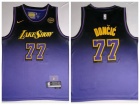 Los Angeles Lakers #77 Luka Doncic Purple 2024-25 City Edition Jersey