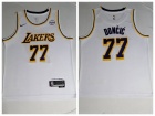 Los Angeles Lakers #77 Luka Doncic White Jersey