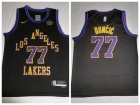 Los Angeles Lakers #77 Luka Doncic Black 2023-24 City Jersey