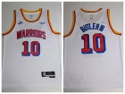 Golden State Warriors #10 Jimmy Butler III Nike White Classic Edition 2024/25 Swingman Jersey