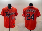 Detroit Tigers #24 Miguel Cabrera Orange Cool Base Jersey