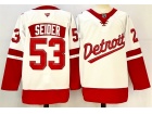 Fanatics Detroit Red Wings #53 Moritz Seider White 2025 NHL Stadium Series Jersey