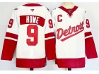 Fanatics Detroit Red Wings #9 Gordie Howe White 2025 NHL Stadium Series Jersey