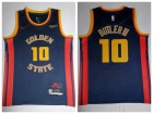 Golden State Warriors #10 Jimmy Butler III Navy Blue 2024-25 City Jersey