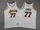 Youth Los Angeles Lakers #77 Luka Doncic White Jersey