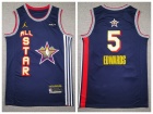 2025 All Star #5 Anthony Edwards Navy Blue Jersey