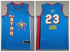 2025 All Star #23 Lebron James Light Blue Jersey