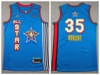 2025 All Star #35 Kevin Durant Light Blue Jersey