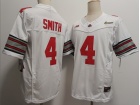 Ohio State Buckeyes #4 Jeremiah Smith Diamond White F.U.S.E Limited Jersey