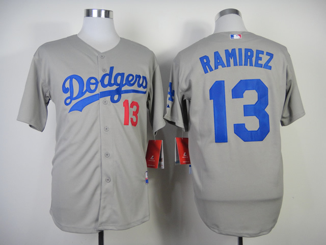 2014-Los-Angeles-Dodgers-13-Hanley-Ramirez-alternate-road-jerseys