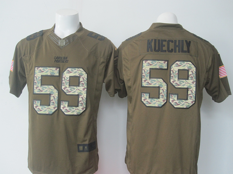 Carolina-Panthers-59-Luke-Kuechly-Cam-Newton-Green-Salute-to-Service-Nike-Limited-Football-Jerseys