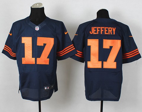 Wholeslae-Cheap-Chicago-Bears-Alshon-Jeffery-Blue-Orange-Number-Nike-Elite-Jersey