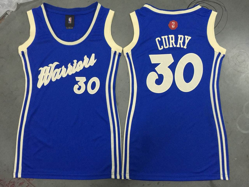 Golden-State-Warriors-30-Stephen-Curry-Blue-2015-Christmas-Women-NBA-Jerseys