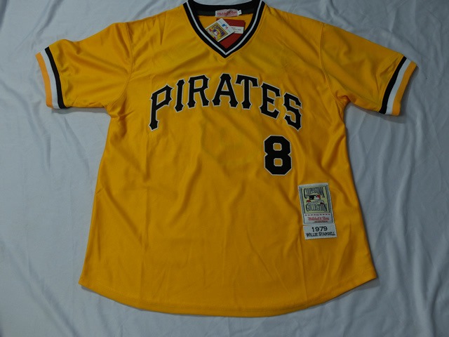 Pittsburgh-Pirates-8-Stargell-Yellow-Mitchell-Ness-Cooperstown-Collection-Authentic-Jerseys