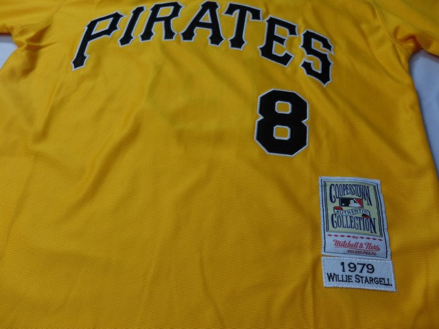 Pittsburgh-Pirates-8-Stargell-Yellow-Mitchell-Ness-Throwback--Jerseys-Cheap